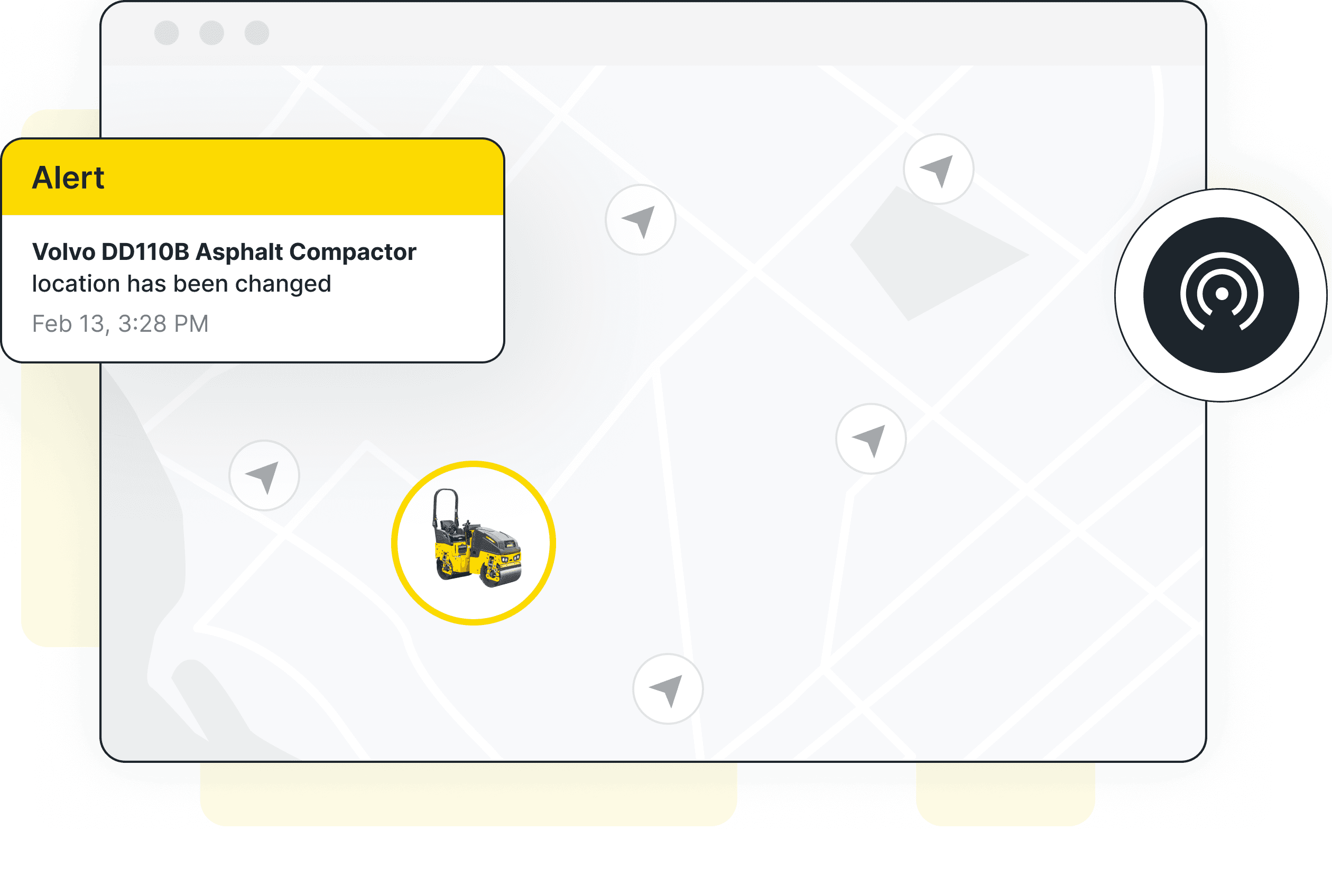 View live equipment locations in Quipli
