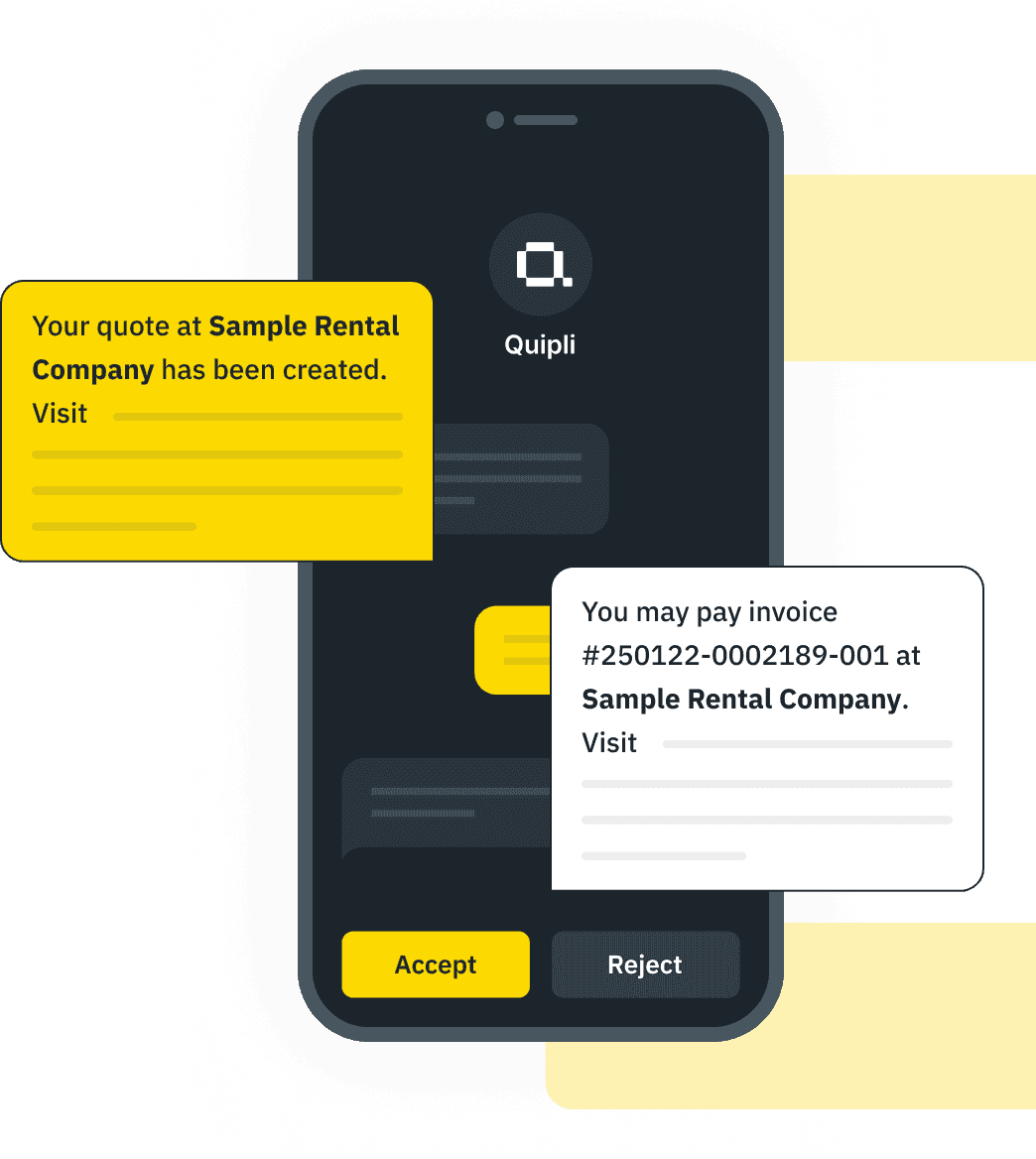 Grow your rental business with <em>frictionless text messaging</em>
