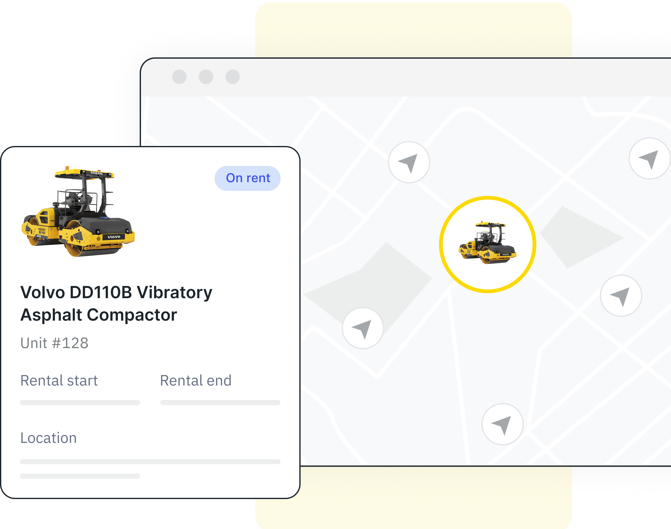 Real-time GPS tracking in Quipli