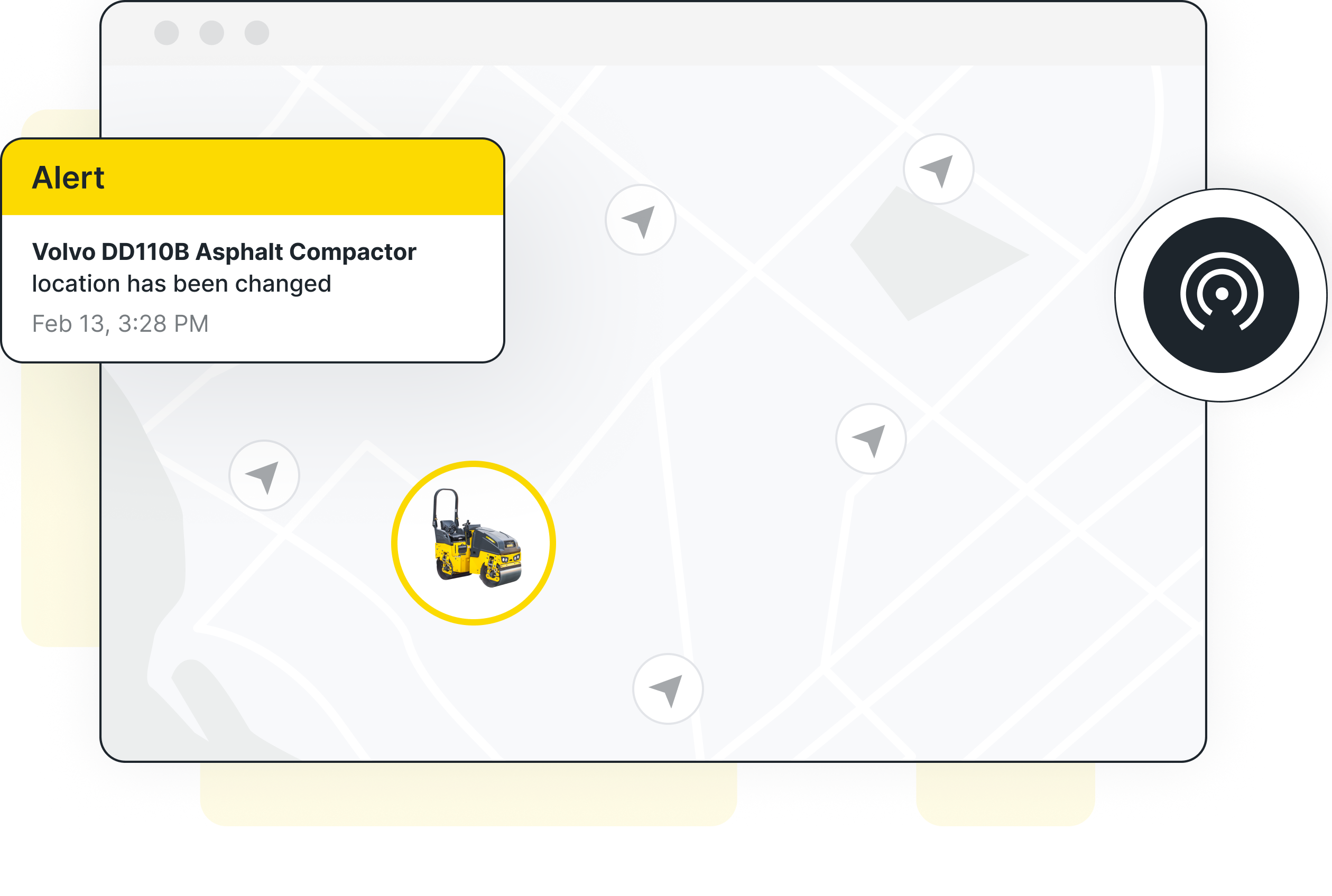 View live equipment locations in Quipli