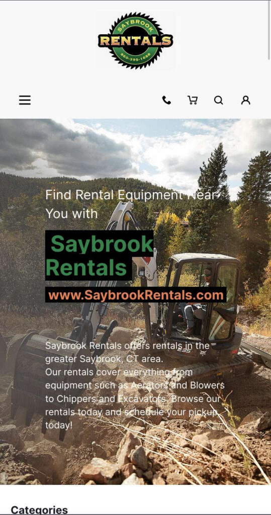 equipment rentals in saybrook