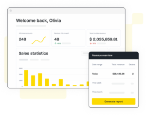 Rental Software Finance Dashboard