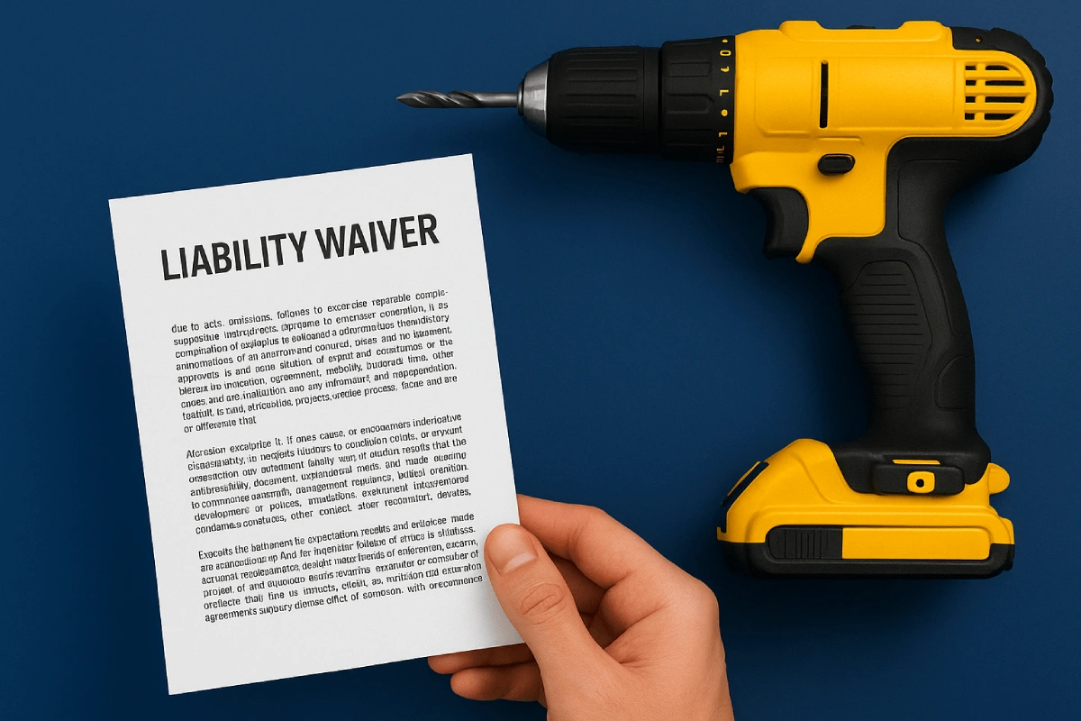 rental liability waiver and template for operators