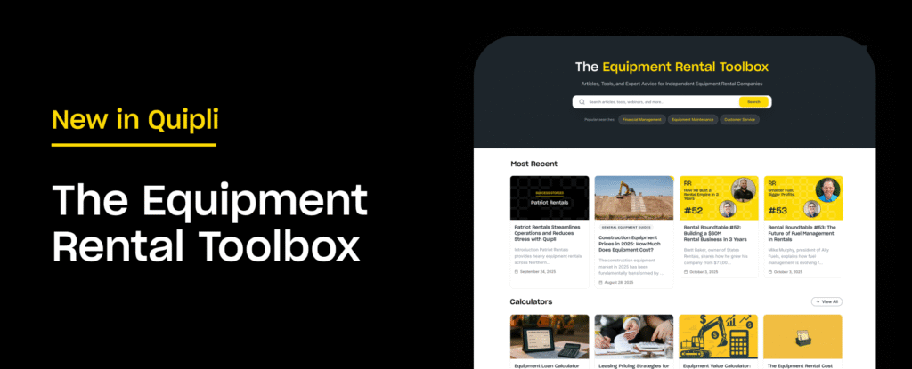 Introducing the Equipment Rental Toolbox: Free, Practical Resources for the Rental Industry